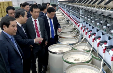 Các đồng chí lãnh đạo Tỉnh ủy, Ủy ban nhân dân tỉnh Thái Bình thường xuyên gặp gỡ, lắng nghe và kịp thời tháo gỡ khó khăn cho cộng đồng doanh nghiệp.