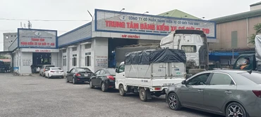 Trung tâm đăng kiểm xe cơ giới 17-01D tỉnh Thái Bình mỗi ngày kiểm định được tối đa hơn 100 phương tiện.