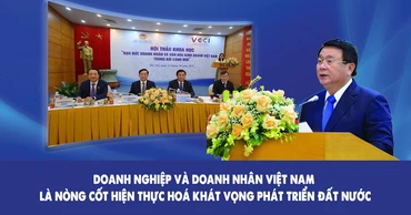 Doanh nghiệp và Doanh nhân Việt Nam là nòng cốt hiện thực hóa khát vọng phát triển đất nước