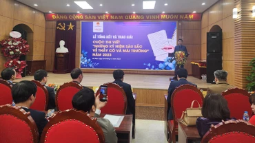Quang cảnh buổi lễ trao giải.