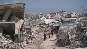 Gaza bị tàn phá nặng nề. (Ảnh STOP THE WAR)