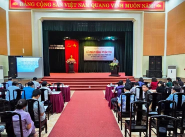 Quang cảnh lễ phát động cuộc thi.
