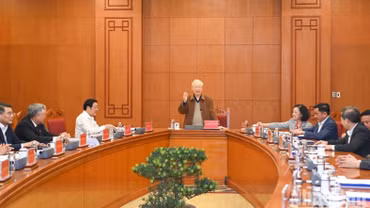 Tổng Bí thư Nguyễn Phú Trọng chủ trì cuộc họp Thường trực Ban chỉ đạo Trung ương về phòng, chống tham nhũng, tiêu cực.