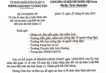 Văn bản gây ồn ào dư luận.