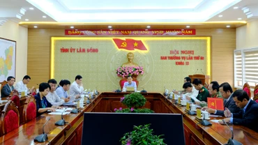 Quang cảnh Hội nghị Ban Thường vụ Tỉnh ủy Lâm Đồng lần thứ 60, khóa XI. (Ảnh: minh họa)
