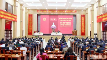 Quang cảnh kỳ họp.