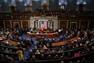 Toàn cảnh một phiên họp Hạ viện Mỹ tại Washington, DC. Ảnh tư liệu: AFP/TTXVN