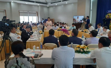 Quang cảnh Tọa đàm “Xây dựng thương hiệu quốc gia cho nông sản Việt”.