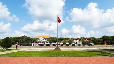 Quảng trường trung tâm trên đảo Trường Sa.