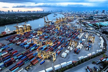 Cảng Bangkok trên sông Chao Phraya. (Ảnh: Reuters)