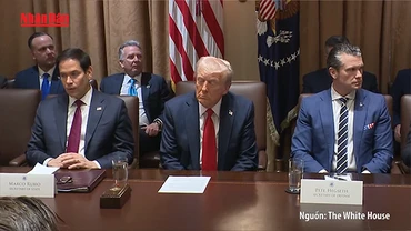 [Video] Cuộc họp nội các đầu tiên của Tổng thống Mỹ Donald Trump