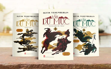 Bộ sách "Dân du mục" của văn học Kazakhstan do Nhà xuất bản Phụ nữ Việt Nam ấn hành. (Ảnh: NXB cung cấp)