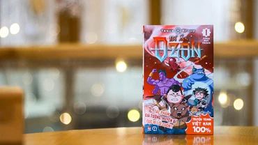 Cuốn “Bí ẩn Ozon”. (Ảnh: Nhà xuất bản Kim Đồng)