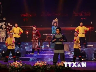 22 đơn vị nghệ thuật với 27 vở diễn nhiều chủ đề khác nhau tham gia Liên hoan Cải lương toàn quốc 2021. (Ảnh: TTXVN)