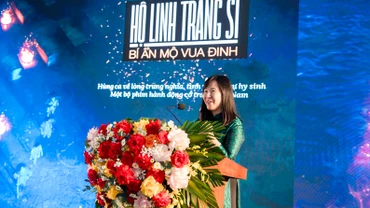 Tổng Giám đốc BHD Ngô Thị Bích Hạnh chia sẻ về dự án. (Ảnh: BHD)