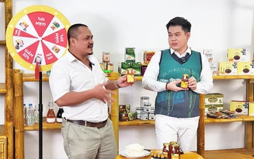 Buổi livestream của chương trình “Ngày hội đặc sản OCOP”.