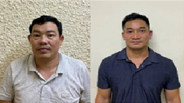 Các đối tượng bị bắt giữ.
