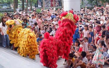 Chương trình Trung thu 2022 thu hút hàng nghìn lượt người tham gia. Ảnh: Bảo tàng Dân tộc học Việt Nam