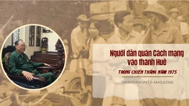 Người dẫn quân Cách mạng vào thành Huế trong chiến thắng năm 1975