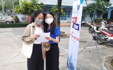 Thí sinh tham gia kỳ thi đánh giá năng lực của Đại học Quốc gia Thành phố Hồ Chí Minh năm 2022. 