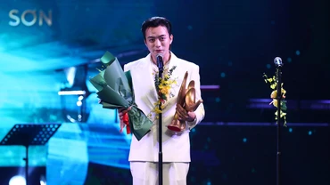Soobin tại lễ trao giải Cống hiến. (Ảnh: Ban tổ chức)