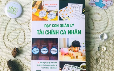 Cuốn "Dạy con quản lý tài chính cá nhân". (Ảnh: 1980 Books)