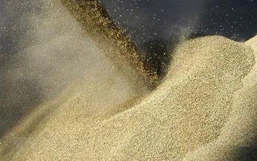 Chất ngũ cốc lên tàu để đưa đi xuất khẩu tại cảng Rostov-on-Don, Nga ngày 11/6/2022. (Ảnh: AFP/TTXVN)