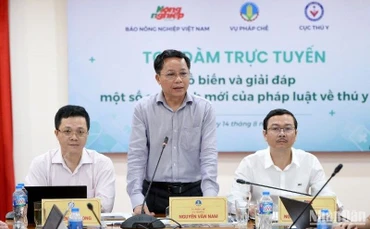 Tọa đàm nhằm phổ biến sâu rộng và giải đáp các quy định pháp luật mới được sửa đổi, bổ sung về thú y.