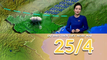 [Video] [Video] Dự báo thời tiết đêm nay và ngày mai 25/4/2025: Mưa dông xuất hiện trên các khu vực