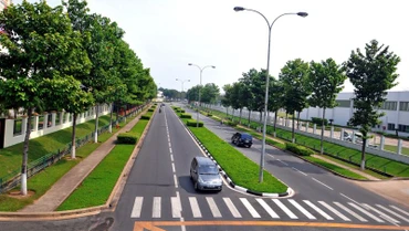 Một góc Khu công nghiệp Việt Nam-Singapore 1 (VSIP 1) tại tỉnh Bình Dương. 