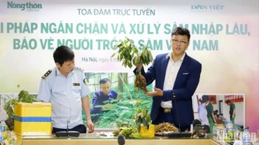 Ông Trần Đức An, Giám đốc điều hành Công ty Cổ phần sâm Ngọc Linh Tu Mơ Rông Kon Tum chia sẻ về nhận diện sâm trong nước và các loại sâm không rõ nguồn gốc xuất xứ.