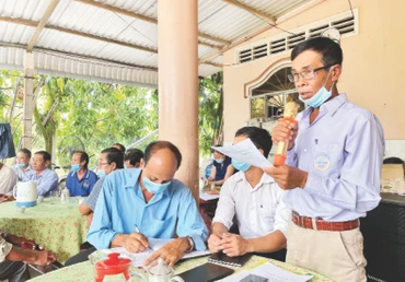 Một buổi sinh hoạt Hội quán tại xã Bình Hàng Tây, huyện Cao Lãnh, tỉnh Đồng Tháp.