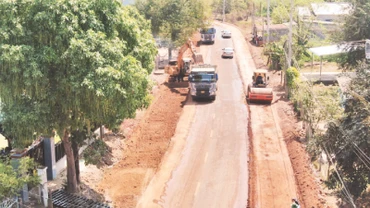 Thi công nâng cấp mở rộng tuyến ĐT 759 tại huyện biên giới Bù Đốp.