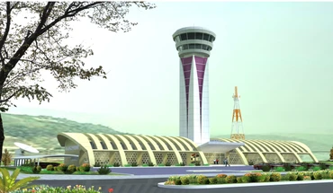 Phối cảnh Đài Kiểm soát không lưu Điện Biên