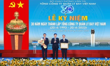 Lễ kỷ niệm 30 năm thành lập Tổng công ty Quản lý Bay Việt Nam.