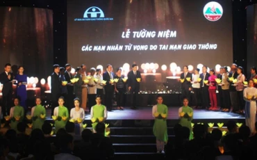Lễ tưởng niệm các nạn nhân tử vong do tai nạn giao thông năm 2022.