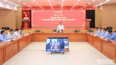 Bộ Xây dựng tổ chức họp giao ban quý I đánh giá tình hình triển khai các dự án trọng điểm, giải ngân,...