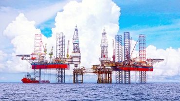 Giàn khoan dầu khí của Vietsovpetro.