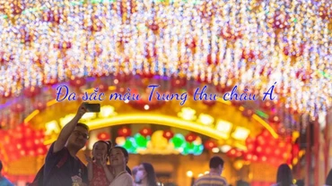 Đa sắc màu Trung thu châu Á