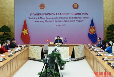 Các đại biểu của Việt Nam tham dự hội nghị tại điểm cầu Hà Nội. (Ảnh: TRẦN HẢI) 