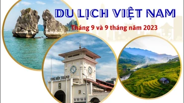 [Infographic] Du lịch Việt Nam vượt mục tiêu đón 8 triệu khách quốc tế