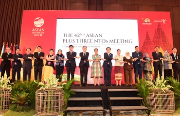 Các trưởng đoàn ASEAN+3 tại Hội nghị (Ảnh: Tổng cục Du lịch)