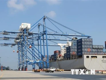 Cảng container Quốc tế Tân Cảng Hải Phòng. (Ảnh: Minh Thu/TTXVN)
