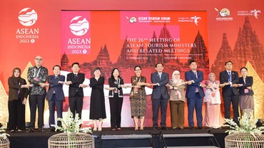Trưởng đoàn cơ quan du lịch quốc gia ASEAN dự hội nghị (Ảnh: Tổng cục Du lịch) 