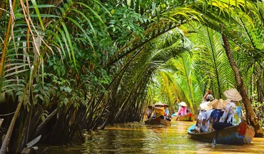 Đồng bằng sông Cửu Long có nhiều hoạt động trải nghiệm hấp dẫn. (Ảnh: TTXVN) 