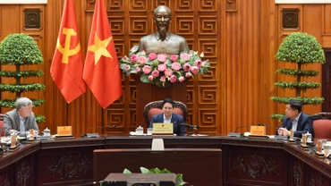 Thủ tướng Phạm Minh Chính chủ trì cuộc họp.