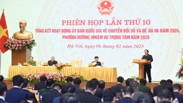 Thủ tướng Phạm Minh Chính phát biểu khai mạc Phiên họp tổng kết hoạt động của Ủy ban và Đề án 06.