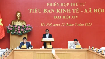 Thủ tướng Phạm Minh Chính chủ trì Phiên họp lần thứ tư của Tiểu ban Kinh tế-Xã hội.