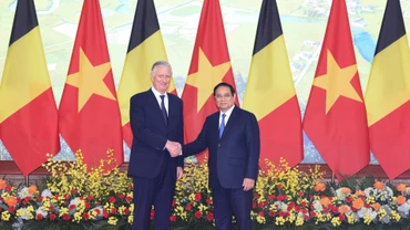 Thủ tướng Phạm Minh Chính và Nhà vua Vương quốc Bỉ Philippe.