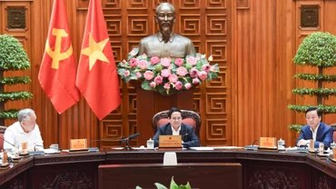 Thủ tướng Phạm Minh Chính chủ trì cuộc họp.